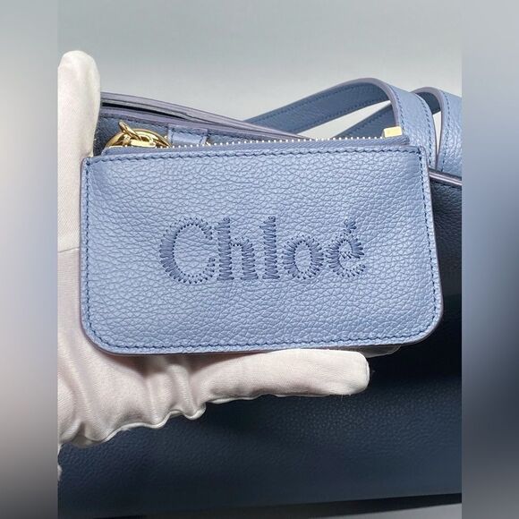 Chloe Sense Large Tote Bag in Grained Leather - Picture 7 of 15